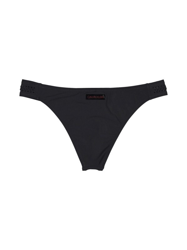 Spodní díl plavek KW0KW00830-BEH černá - Calvin Klein - Dámské oblečení plavky