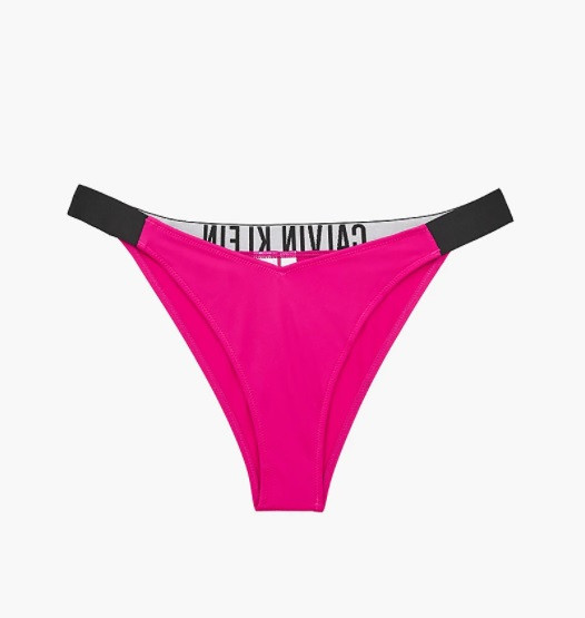 Spodní díl plavek Delta bikini KW0KW01726 T01 růžová - Calvin Klein - Dámské oblečení plavky