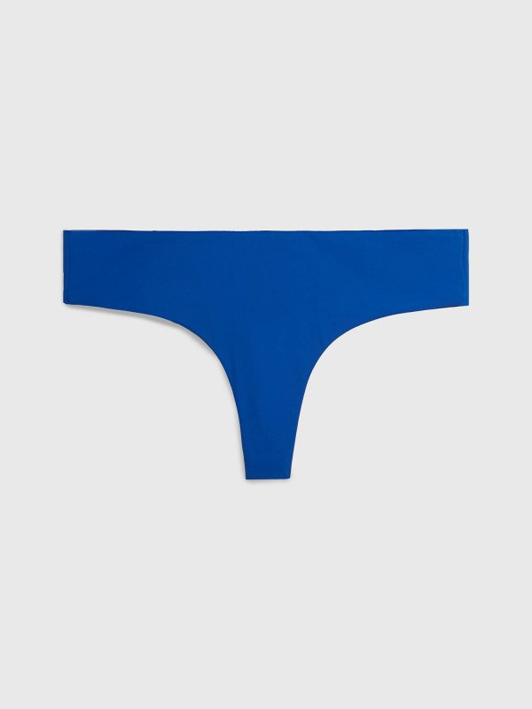 Dámské plavkové kalhotky KW0KW02046 C66 modré - Calvin Klein - Dámské oblečení plavky
