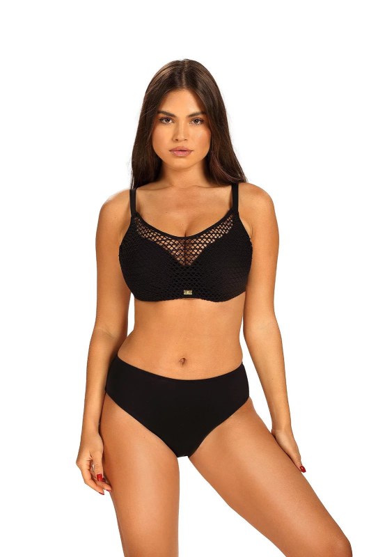 Dámské dvoudílné plavky Lili 3 S940LI3-19 černé - Self - Dámské oblečení plavky