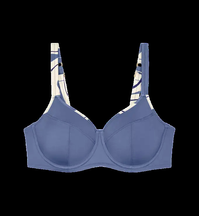 Dámská plavková podprsenka Summer Allure W sd 01 modré/ecru - Triumph Dámská plavková podprsenka Summer Allure W sd 01 modré/ecru - Triumph - Dámské oblečení plavky