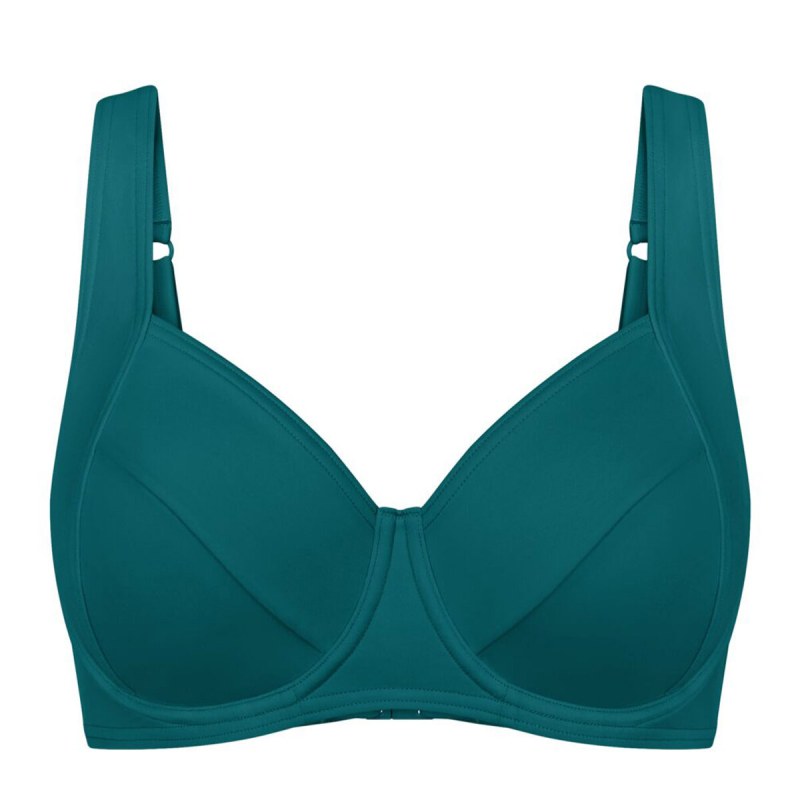 Dámská plavková podprsenka Summer Mix & Match W 01 sd 00RA tmavě zelená- Triumph - Dámské oblečení plavky