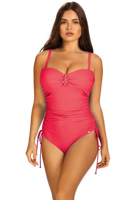 Dámské jednodílné plavky Bayamon13 8030BM13 2 Tmavě růžová - SELF - Dámské oblečení plavky