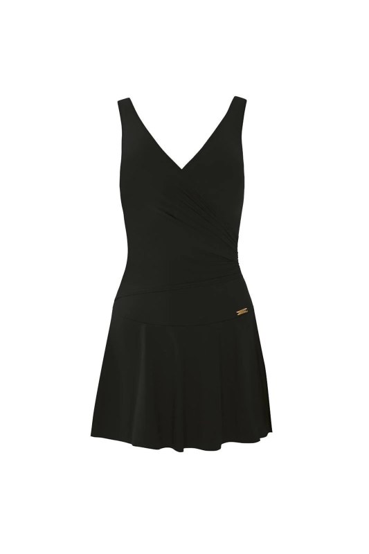 Dámské jednodílné plavky S 1069 V3AC5 Ajaccio 5 černé - Self - Dámské oblečení plavky