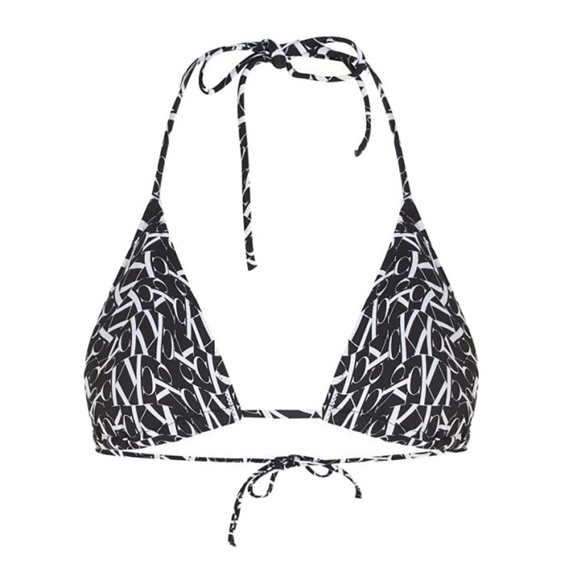 Monogram Dámský vrchní díl plavek KW0KW02079-0GL - Calvin Klein