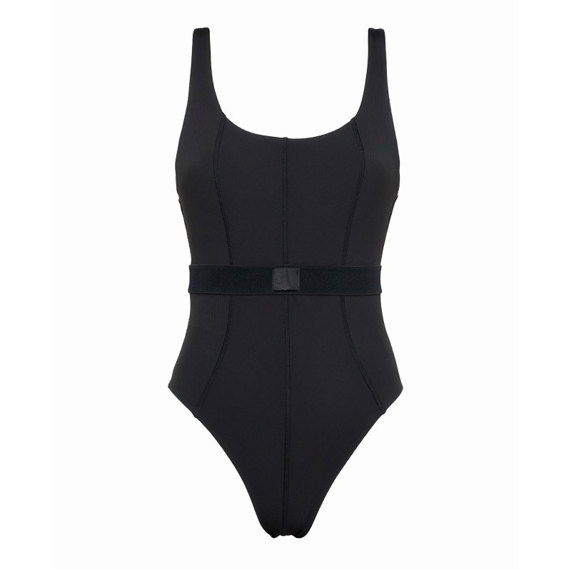 Dámské jednodílné plavky Monogram Rib KW0KW02151-BEH - Calvin Klein Dámské jednodílné plavky Monogram Rib KW0KW02151-BEH - Calvin Klein - Dámské oblečení plavky