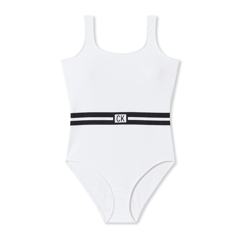 Dámské jednodílné plavky KW0KW00985-YCD - Calvin Klein