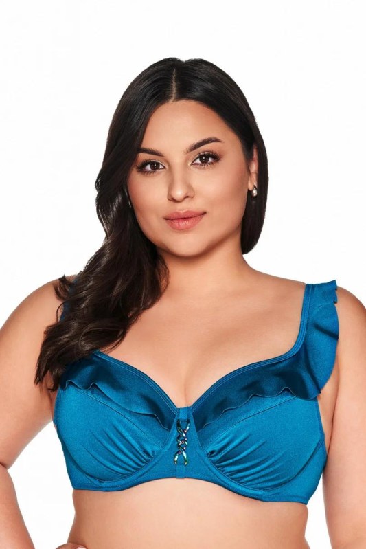 PLAVKOVÁ PODPRSENKA SK 213 AZURE - Dámské oblečení plavky