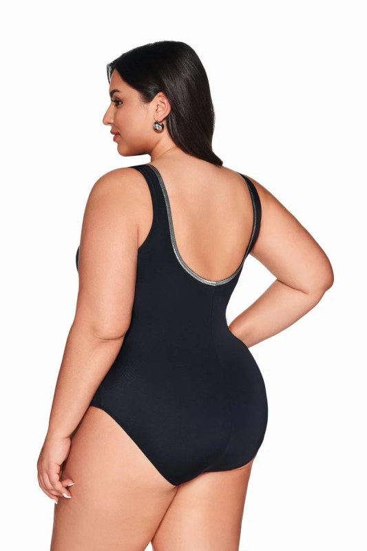 JEDNODÍLNÉ PLAVKY SKJ 62 ČERNÉ - Dámské oblečení plavky