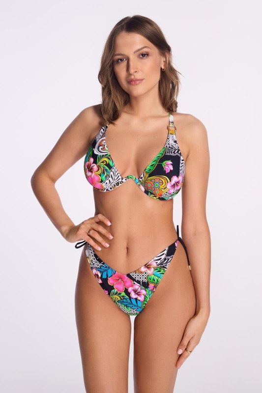 Spodní díl plavek Ava SF 239/17/B Brazilian Royal Wild S-XL - Dámské oblečení plavky