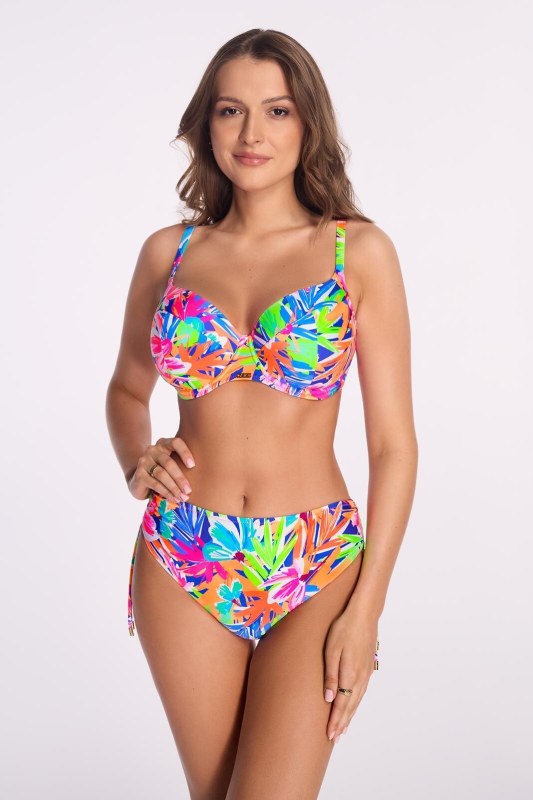 Plavková podprsenka s plnými košíčky Ava SK 242 Tropical Splash