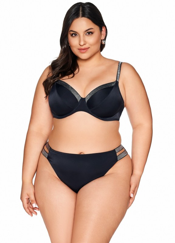 Spodní díl plavek SF 225/16/B Black Brazilian S-3XL - Dámské oblečení plavky