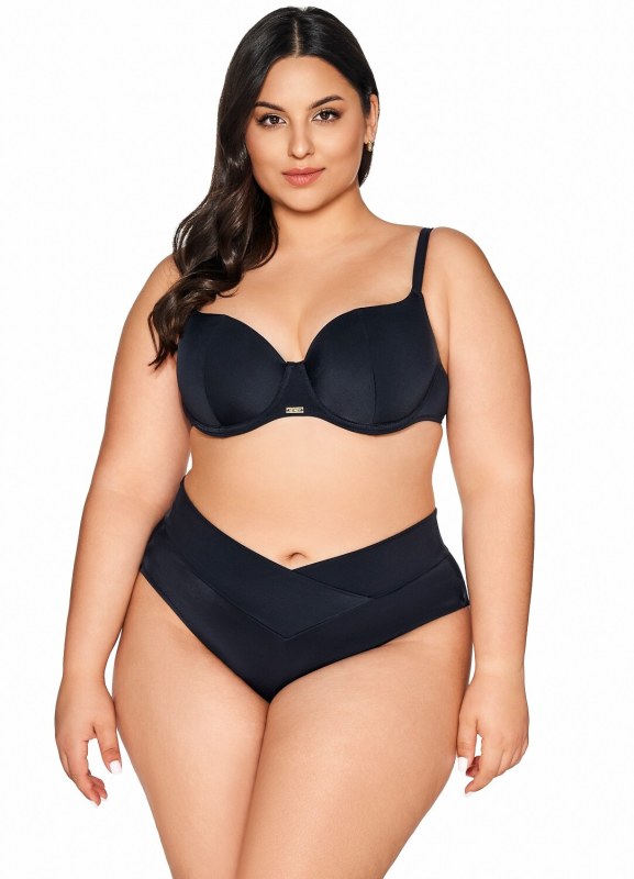 Spodní díl plavek Ava SF 13/15/B Black Brazilian S-3XL - Dámské oblečení plavky