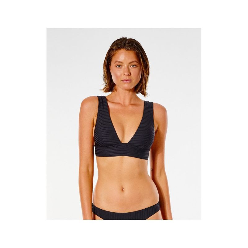 Plavková podprsenka RIP CURL Premium Surf Deep V černá