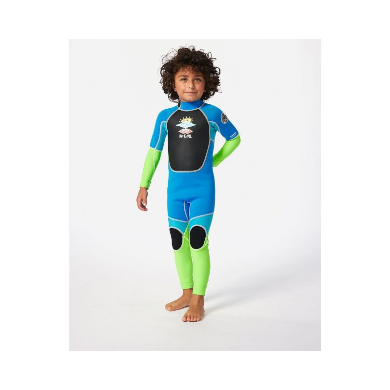 Pěnové plavky RIP CURL Groms Omega Bz Easy On/Off, modré - Dámské oblečení plavky