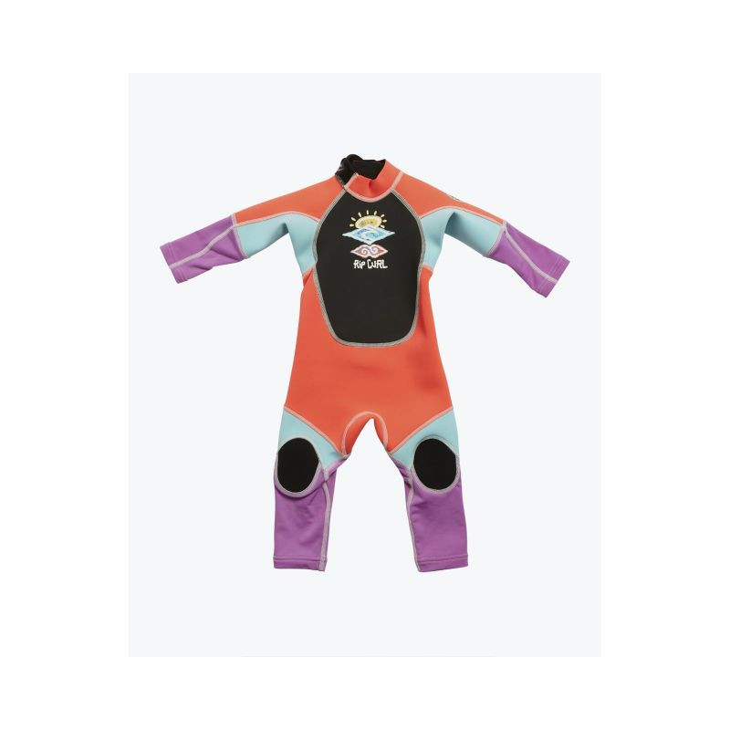 Pěnové plavky RIP CURL Groms Omega Bz Easy On/Off, růžové - Dámské oblečení plavky