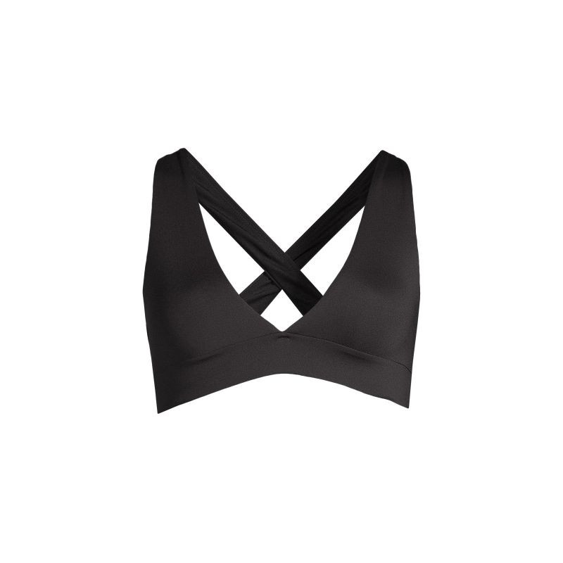 Plavková podprsenka CASALL V-Neck Crossback Bikini Top, černá - Dámské oblečení plavky