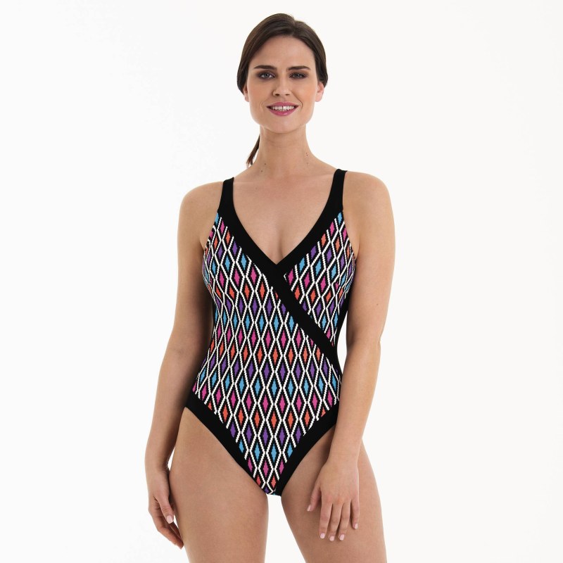Style Nuria jednodílné plavky 7233 electrify black - Anita Classix - Dámské oblečení plavky