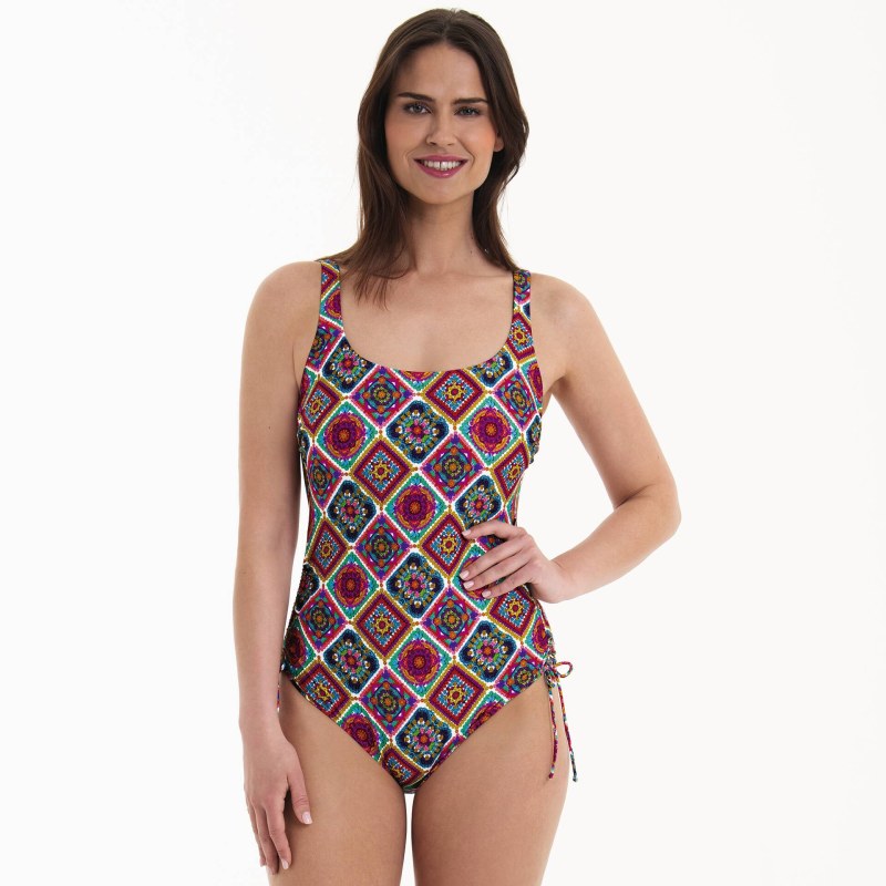 Style Jessy jednodílné plavky 7715 multi colour - RosaFaia - Dámské oblečení plavky