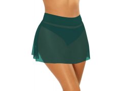 Dámská plážová sukně Skirt 4 D98B - 7 tm. zelená - Self 6540731