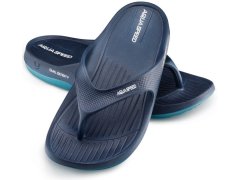 AQUA SPEED Plavecká obuv do bazénu Alcano Navy Blue/Turquoise 7064613