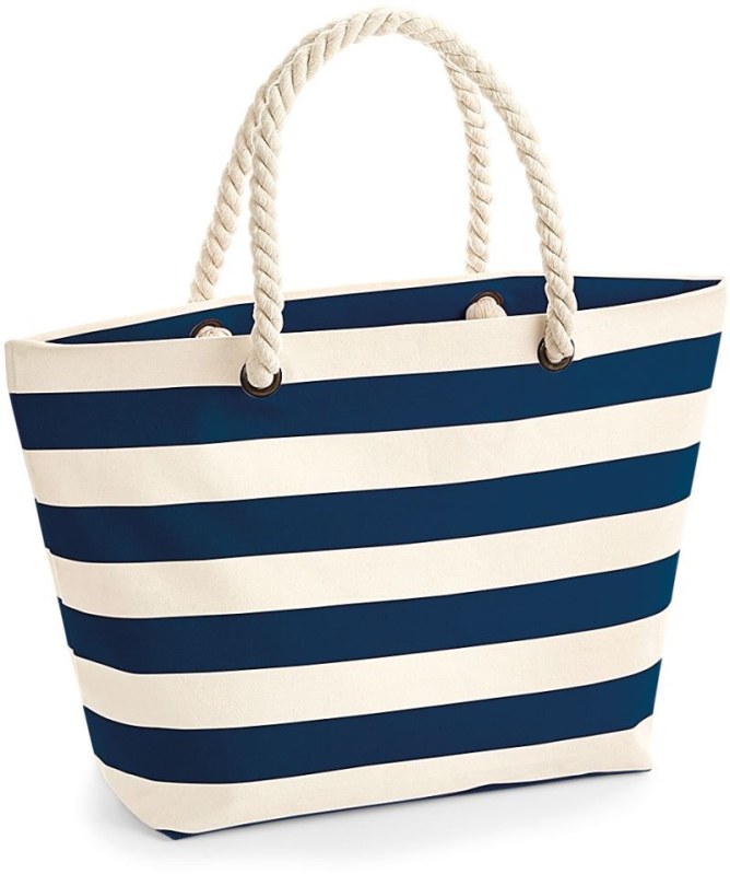 Westford Mill W 680 Plážová taška "Nautical" 50.0680 natural/navy - Dámské oblečení plavky plážové oblečení a&nbsp;doplňky