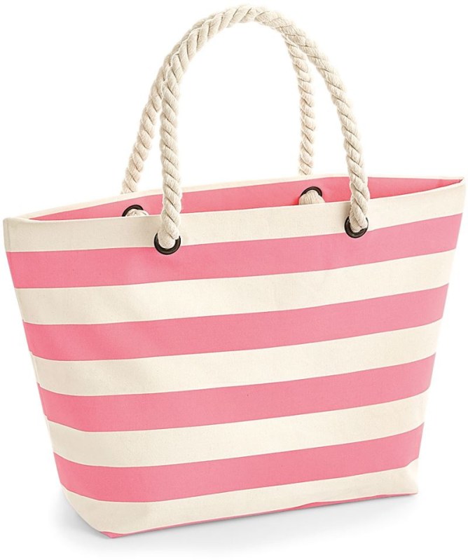 Westford Mill W 680 Plážová taška "Nautical" 50.0680 natural/pink - Dámské oblečení plavky plážové oblečení a&nbsp;doplňky