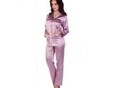 Dámské saténové pyžamo Classic 934 - De Lafense 6367086