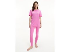 Dámský vrchní pyžamový díl QS6756E - TO3 - Hollywood růžová - Calvin Klein 5570458