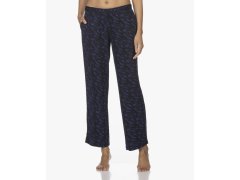 Dámské pyžamové kalhoty QS6028E VFR - modročerná - Calvin Klein 5570876