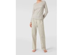 Dámské pyžamo QS6350E 1T6 - béžová - Calvin Klein 5522079
