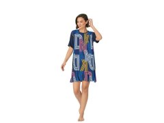 Dámská noční košile YI30014 464 černá s&nbsp;potiskem - DKNY