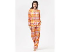 Dámské pyžamo LNS 473 B24 oranžové - Key