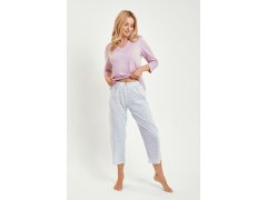 3458 DÁMSKÉ DLOUHÉ PYŽAMO ANDREA S-XL