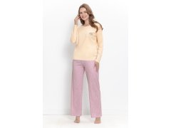 3617 DÁMSKÉ DLOUHÉ PYŽAMO MARIGOLD S–XL