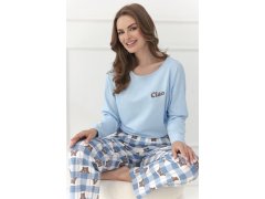 3631 DÁMSKÉ DLOUHÉ PYŽAMO FREJA S–XL
