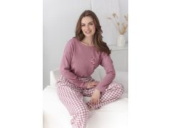 3620 DÁMSKÉ DLOUHÉ PYŽAMO LORI S–XL