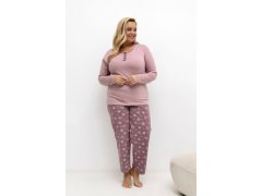 Pohodlná pyžama pro plnoštíhlé model 221186 Forever Pink