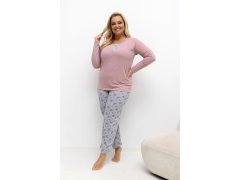 Pohodlná pyžama pro plnoštíhlé model 221196 Forever Pink