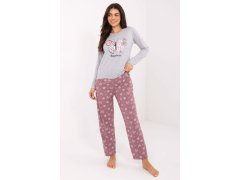 Pyžamo s dlouhým rukávem model 221203 Forever Pink 7763674
