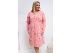 Noční košile plus size model 223301 Forever Pink