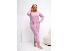 Pohodlná pyžama pro plnoštíhlé model 223304 Forever Pink