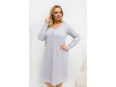 Noční košile plus size model 223309 Forever Pink