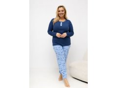 Pohodlná pyžama pro plnoštíhlé model 226132 Forever Pink