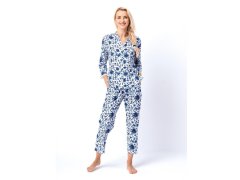 Pyžamo Key LNS 521 A25 3/4 S-XL na zip 7230210