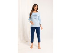 Dámské pyžamo Regina 709 v&nbsp;plné délce 2XL-3XL Z25/26