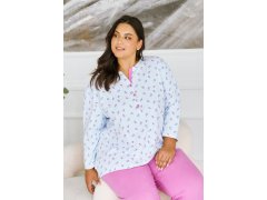 Taro Yolanda 3462 dlouhé/r 2XL-4XL Z25/26 dámské pyžamo