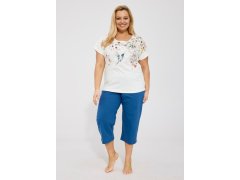 Pyžamo Cornette 369/345 Floris kr/r 3XL-5XL
