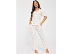 Pyžamo Cornette 879/342 Holly kr/r S-2XL rozepínací