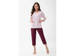Pyžamo Luna 1305 7/8 M-XL L26 rozepínací